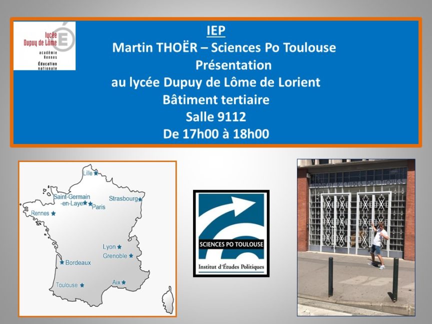 IEP MARTIN LYCEE AFFICHE