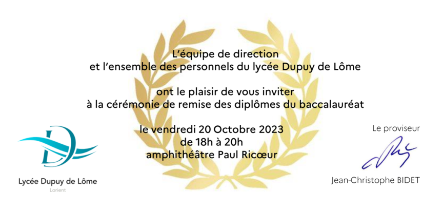 Cérémonie remise du bac