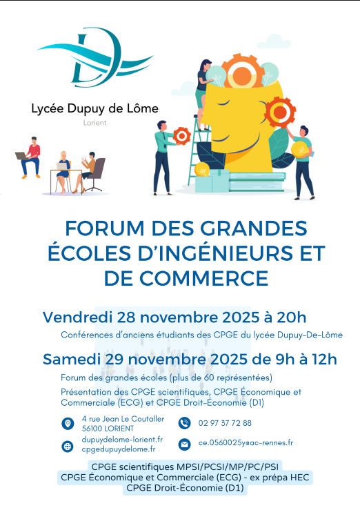 affiche forum -CPGE 2025