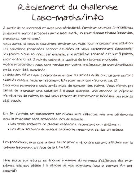 challenge labomath 1